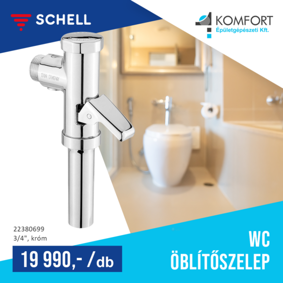 🔧 Masszív megoldás a mindennapokra – Schell WC öblítőszelep!