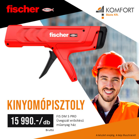🔧 Erő és precizitás egy kézben – Fischer FIS DM S PRO kinyomópisztoly! 🔧