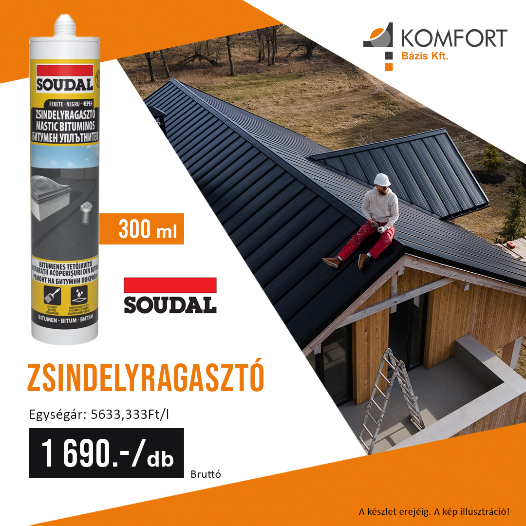 🏠 Tetőre megy a játék? Akkor csak megbízható ragasztóval!