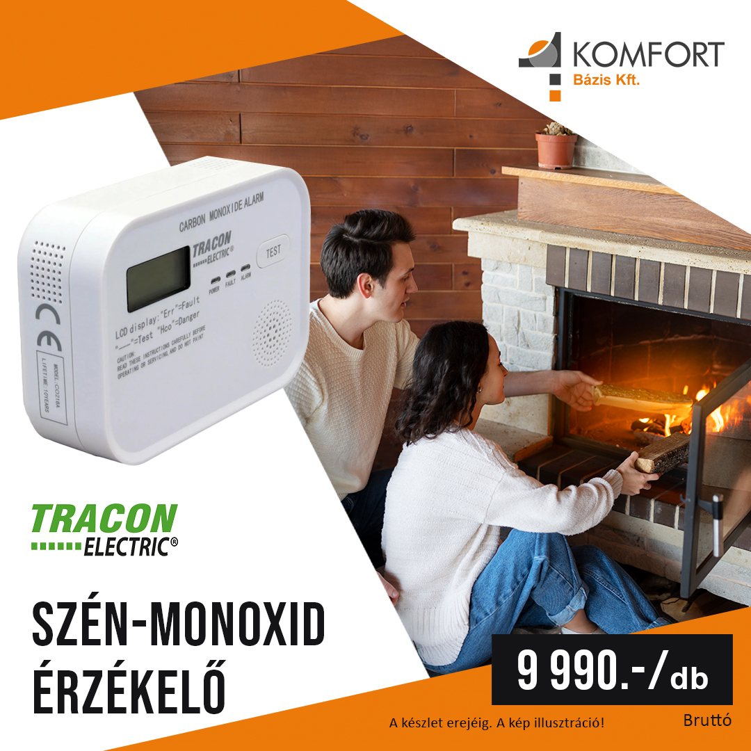 🚨 Biztonság első helyen – Szén-monoxid érzékelő CO218A