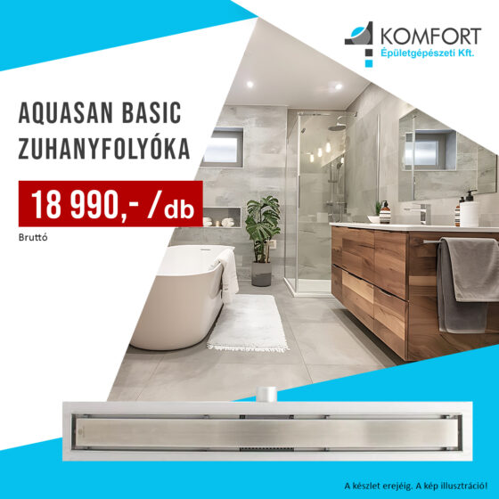 🚿 Aquasan Basic zuhanyfolyóka! ✨