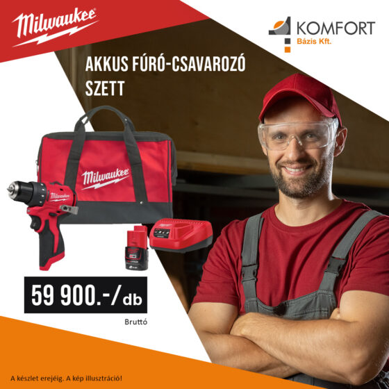 🔧 Milwaukee erő a kezedben – kompakt méretben! 🔥
