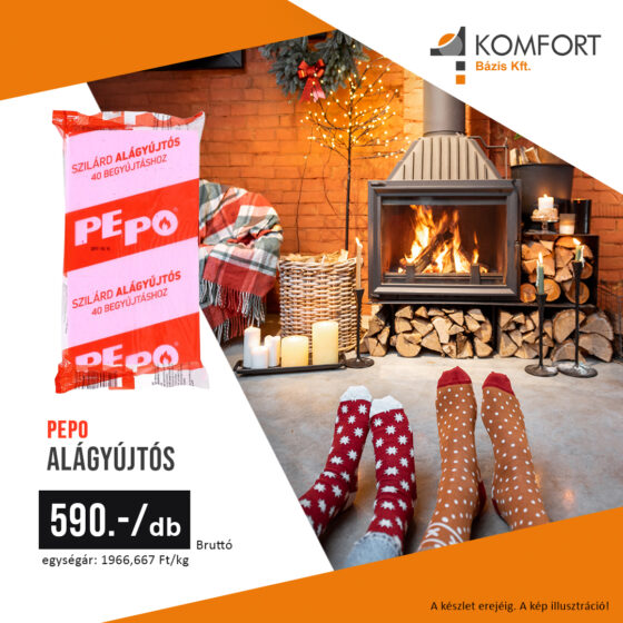 🔥 Könnyítsd meg a begyújtást – válaszd a Pepo alágyújtóst! 🔥