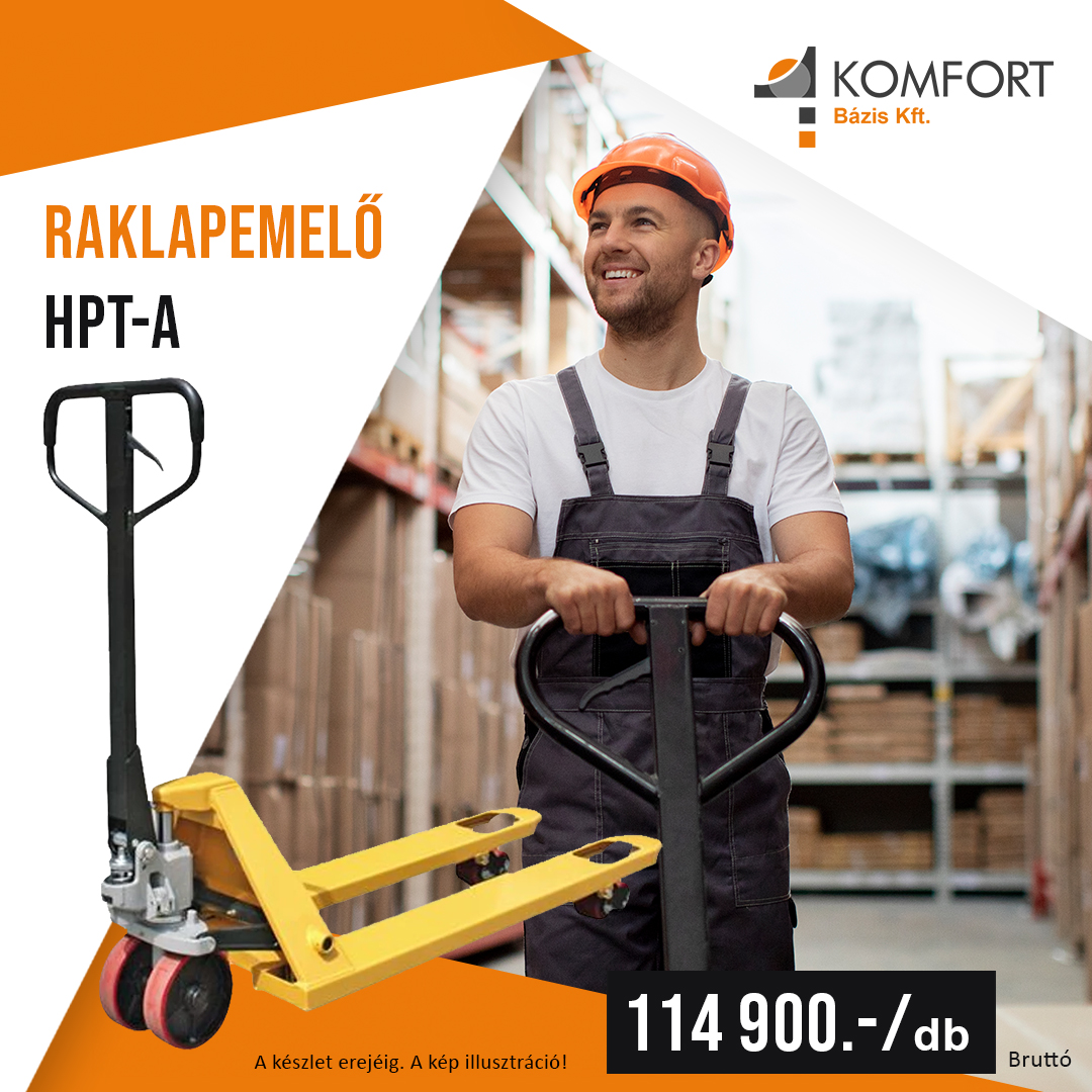 🚜 Erő, amit kézben tarthatsz – Raklapemelő HPT-A! 💪
