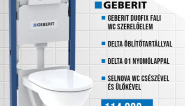 Most igazán megéri – komplett WC-szerelő szett egy csomagban, kedvező áron!