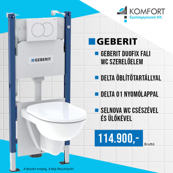 Most igazán megéri – komplett WC-szerelő szett egy csomagban, kedvező áron!