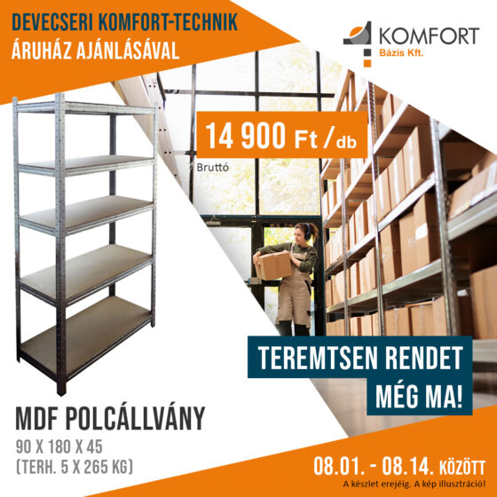 📦 Rend a garázsban, műhelyben vagy a kamrában!