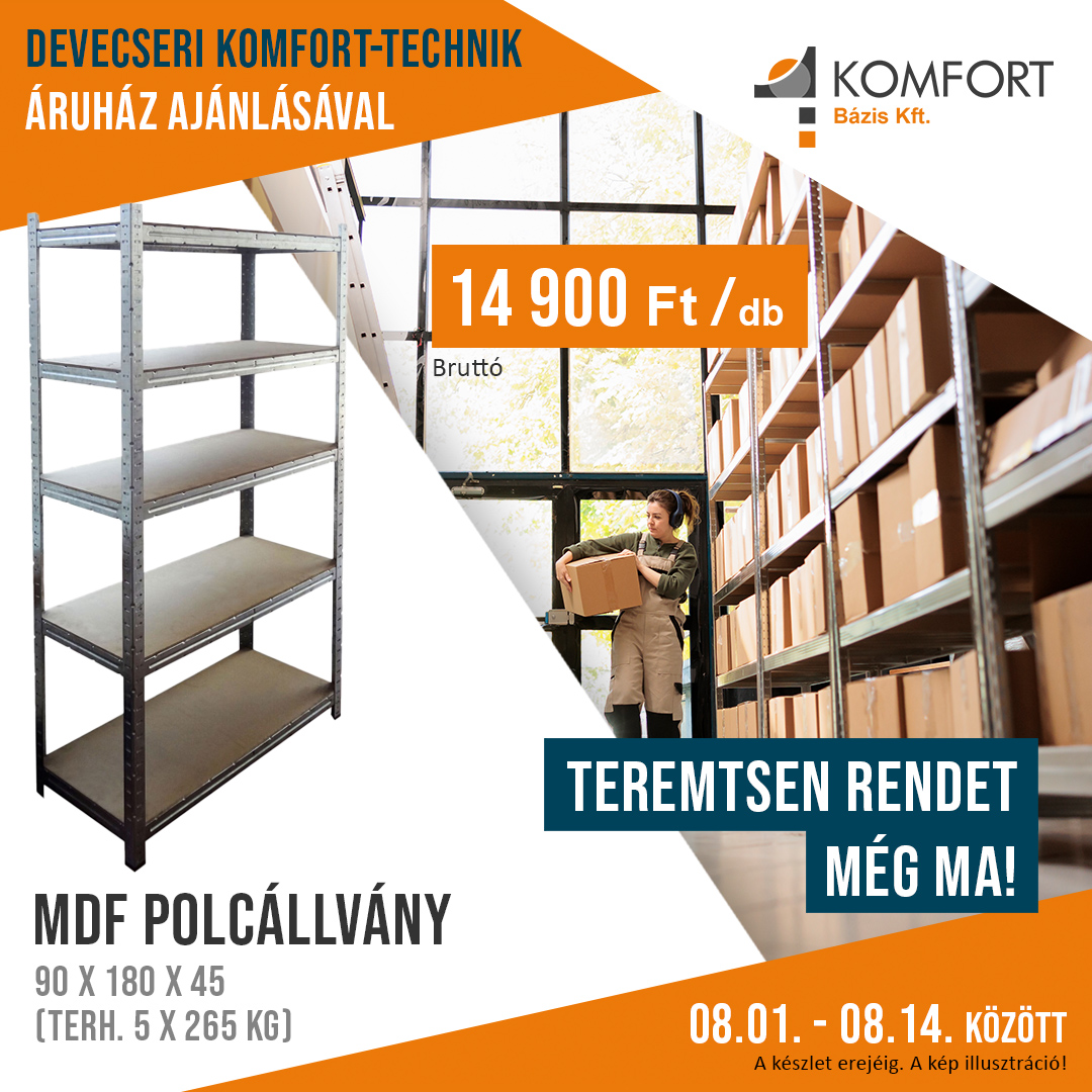 📦 Rend a garázsban, műhelyben vagy a kamrában!