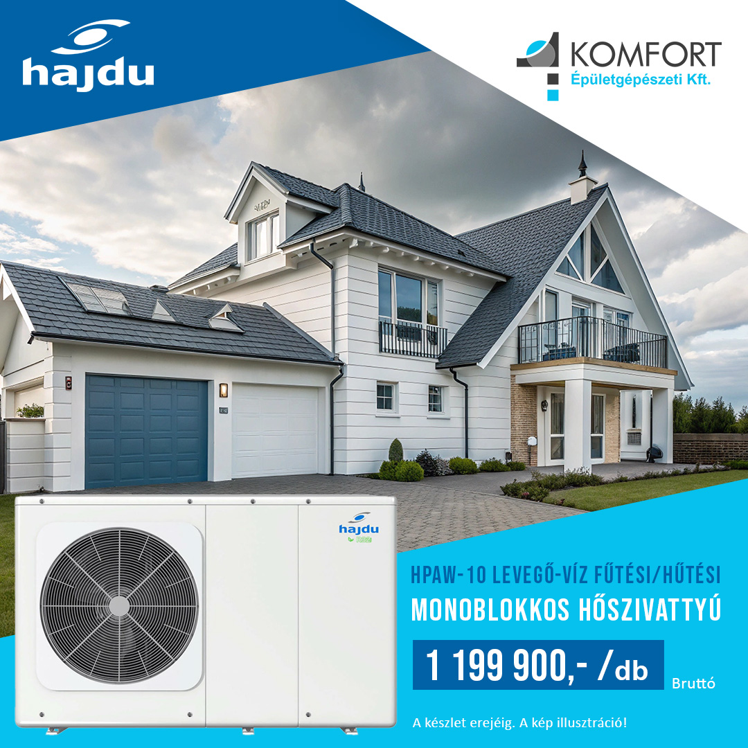 🏡 Energiatakarékos megoldás az otthon kényelméért!
