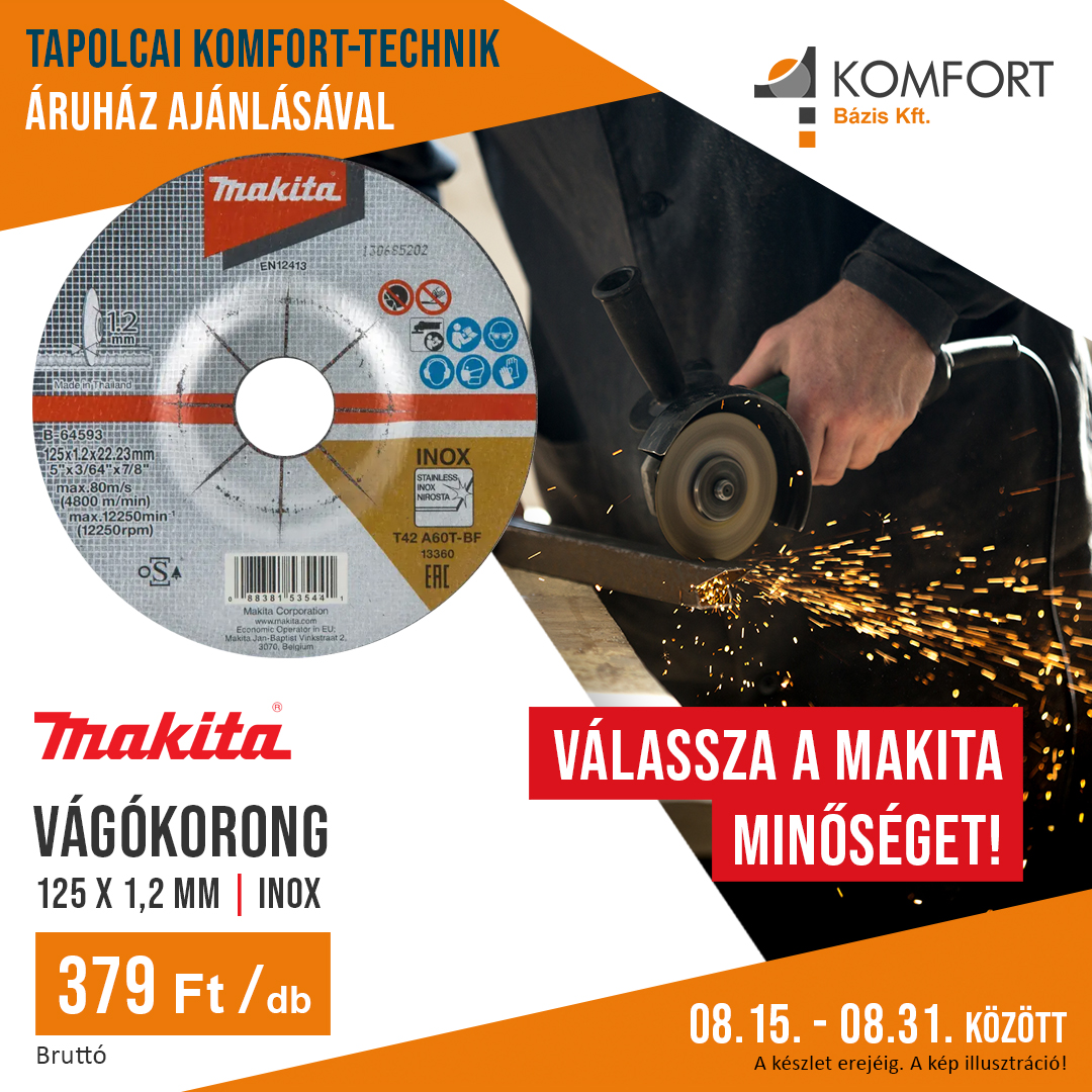 ⚙️ Precíz vágás, megbízható Makita minőség!