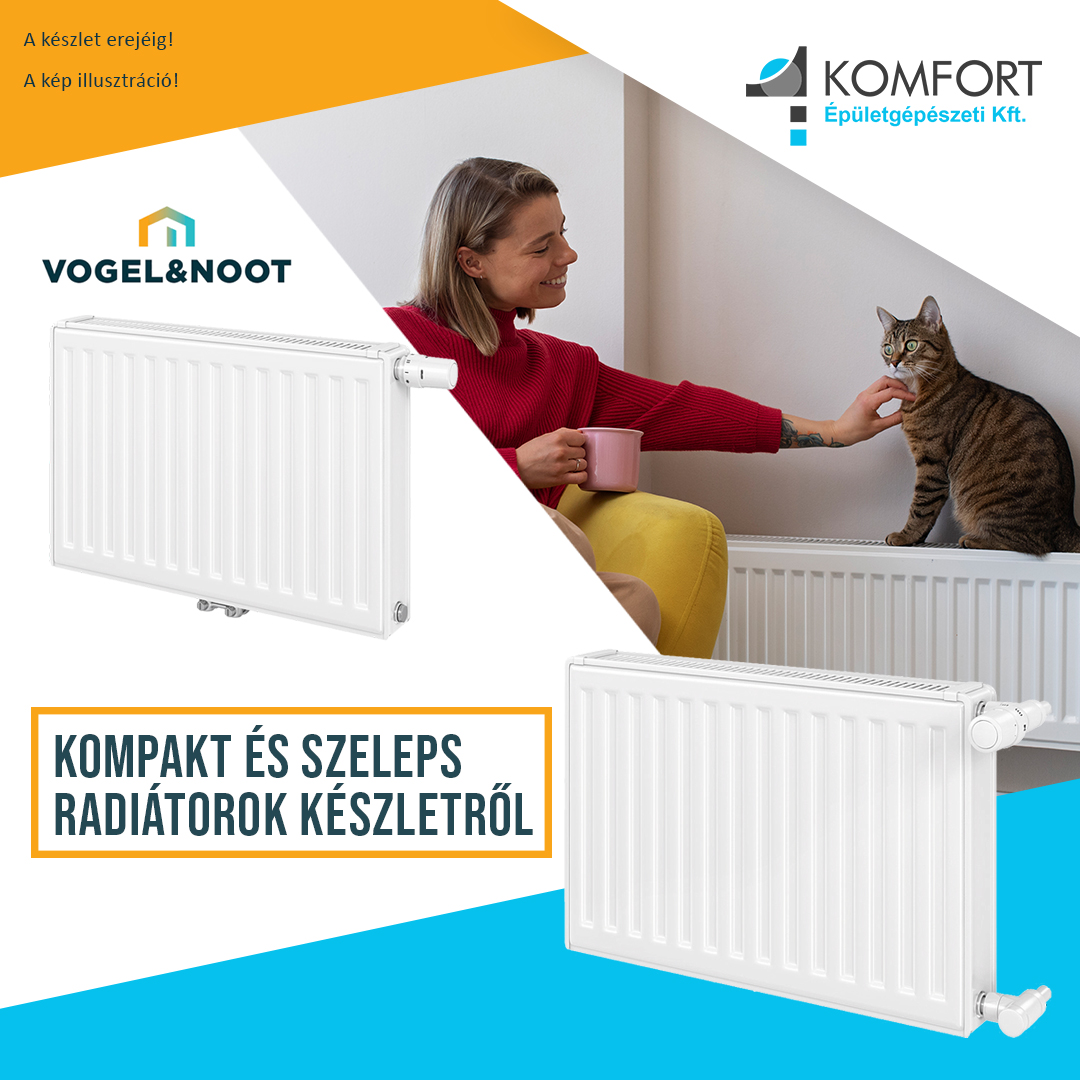 🔥 VOGEL&NOOT RADIÁTOROK KÉSZLETRŐL!