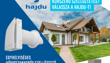 🌬️ FRISS LEVEGŐ, KORSZERŰ SZELLŐZTETÉS – HAJDU AIR HR60!
