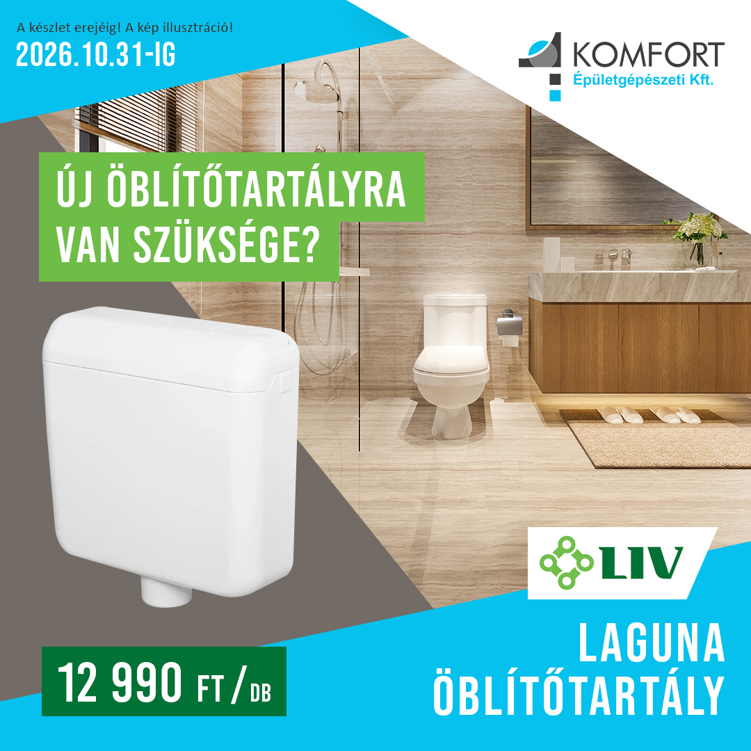 🚽 Új öblítőtartályra van szüksége? Válassza a LAGUNA-t!