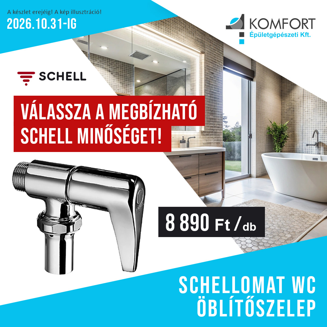 🚽 Megbízható WC-öblítés SCHELL minőségben!