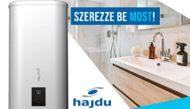💧 HAJDU AQ FLAT Wifi 100 L – HELYTAKARÉKOS MELEGVÍZ-TÁROLÁS!