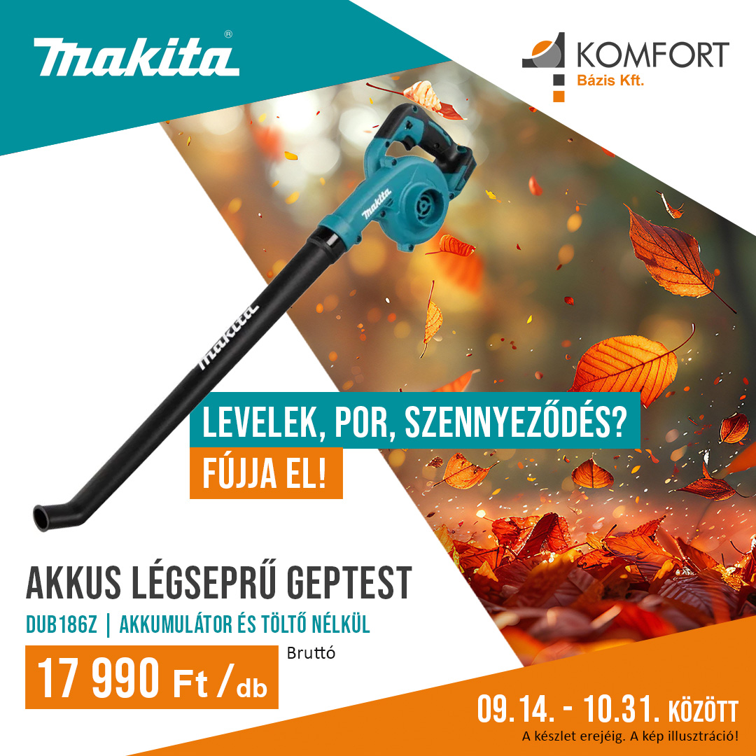 🍂 KÖNNYEDEN A LEVELEKKEL ÉS A SZENNYEZŐDÉSSEL! – MAKITA DUB186Z 🔋
